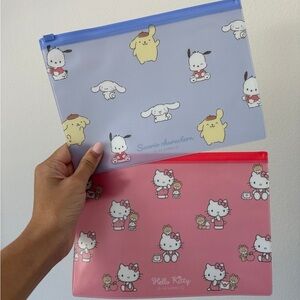 Sanrio Hello Kitty and Pochacco wallets Daiso Japan NEW